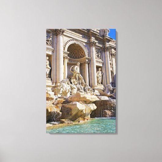 Trevi Fountain Leinwanddruck (Vorderseite)