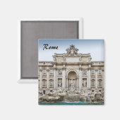 Trevi Fountain Magnet (Vorderseite/Rückseite)