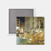 Trevi Fountain Magnet (Vorderseite/Rückseite)