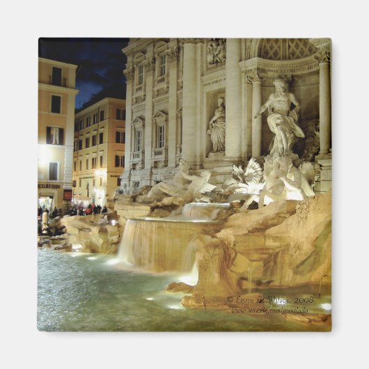 Trevi Fountain Magnet (Vorne)