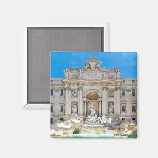 Trevi Fountain Magnet (Vorderseite/Rückseite)