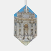 Trevi Fountain Ornament Aus Glas (Vorderseite Rechts)