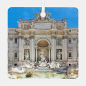 Trevi Fountain Ornament Aus Metall (Rückseite)