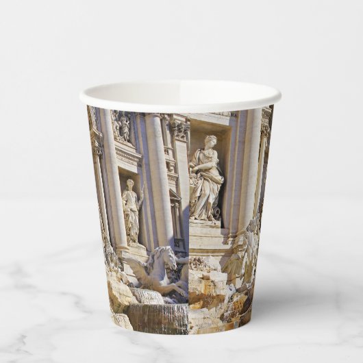 Trevi Fountain Pappbecher (Links)