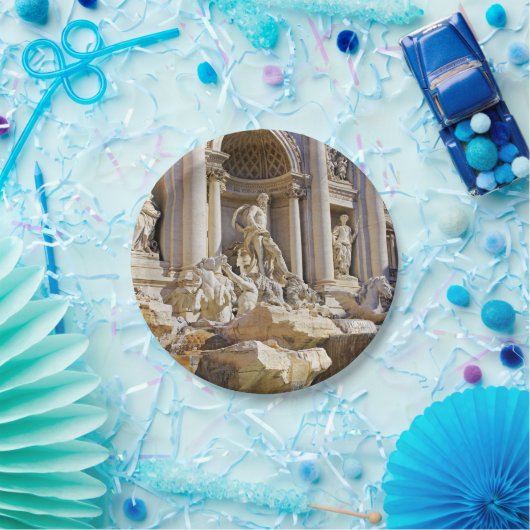 Trevi Fountain Pappteller (Party)