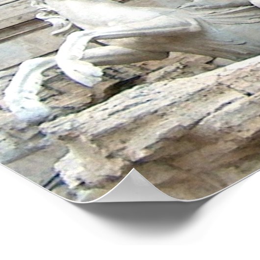 Trevi Fountain Poster (Ecke)