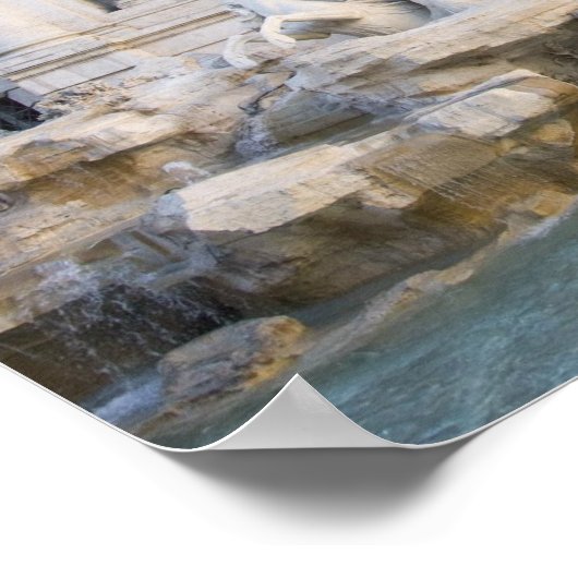 Trevi Fountain Poster (Ecke)