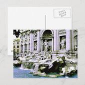 Trevi Fountain Postkarte (Vorne/Hinten)