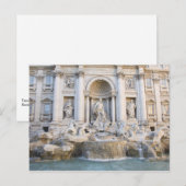 Trevi Fountain Postkarte (Vorne/Hinten)