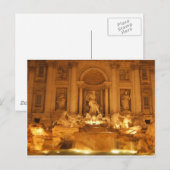 Trevi Fountain Postkarte (Vorne/Hinten)