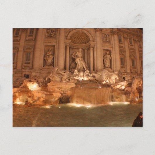 Trevi Fountain Postkarte (Vorderseite)