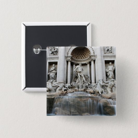 Trevi Fountain Rom Button (Vorne & Hinten)