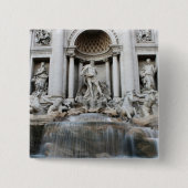Trevi Fountain Rom Button (Vorderseite)