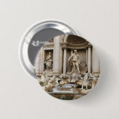 Trevi Fountain Rom Italien Foto Button (Vorne & Hinten)