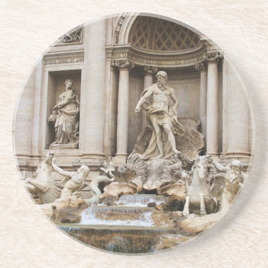Trevi Fountain Rom Italien Foto Getränkeuntersetzer (Vorne)
