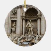 Trevi Fountain Rom Italien Foto Keramikornament (Hinten)