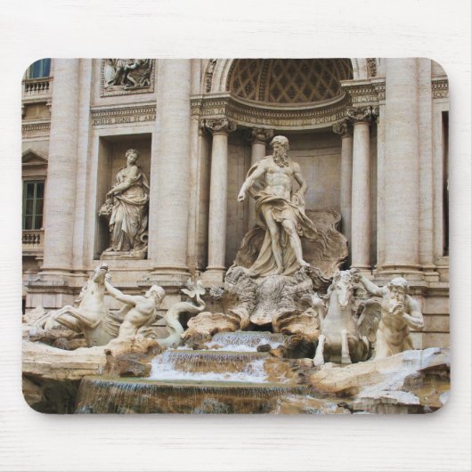 Trevi Fountain Rom Italien Foto Mousepad (Vorne)
