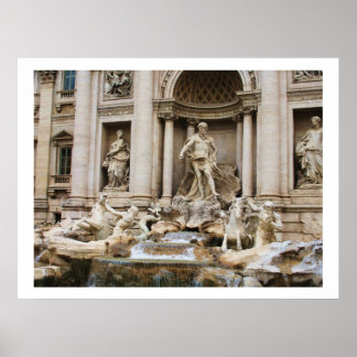 Trevi Fountain Rom Italien Foto Poster