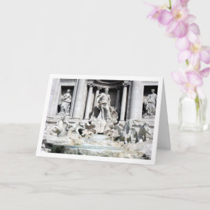 Trevi Fountain, Rom, Italien Karte