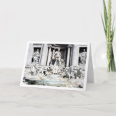 Trevi Fountain, Rom, Italien Karte (Vorderseite)