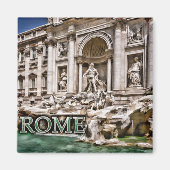 Trevi Fountain Rom Italien Magnet (Vorne)
