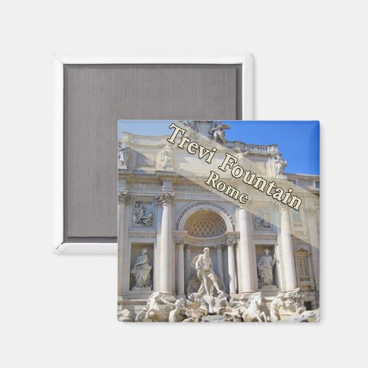 Trevi Fountain Rom Italien Magnet (Vorderseite/Rückseite)