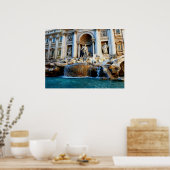 Trevi Fountain, Rom, Italien Poster (Küche)