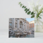 Trevi Fountain, Rom, Italien Postkarte (Stehend Vorderseite)