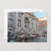 Trevi Fountain, Rom, Italien Postkarte (Vorne/Hinten)