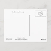 Trevi Fountain, Rom, Italien Postkarte (Rückseite)