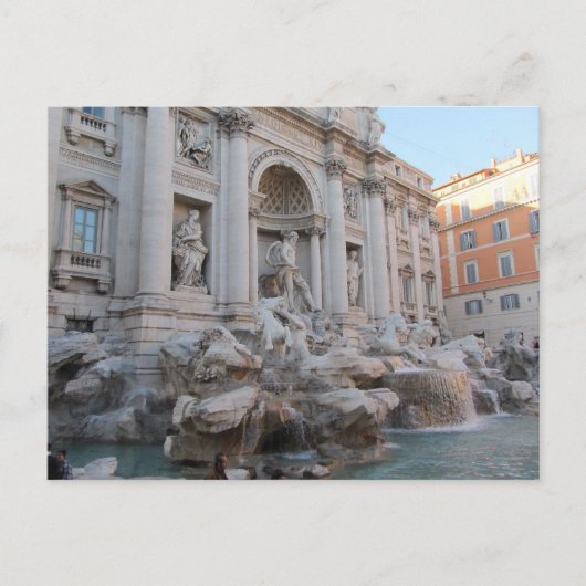 Trevi Fountain, Rom, Italien Postkarte (Vorderseite)