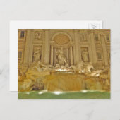 Trevi Fountain - Rom, Italien Postkarte (Vorne/Hinten)