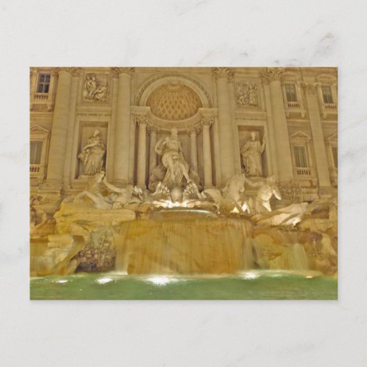 Trevi Fountain - Rom, Italien Postkarte (Vorderseite)