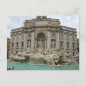 Trevi Fountain, Rom, Italien Postkarte (Vorderseite)