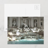 Trevi Fountain, Rom Italien Postkarte (Vorne/Hinten)