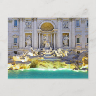 Trevi Fountain, Rom, Italien Postkarte für Feierta
