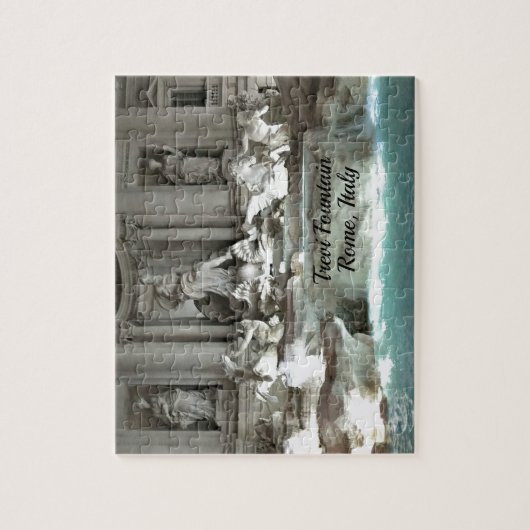 Trevi Fountain, Rom Italien Puzzle (Vertikal)