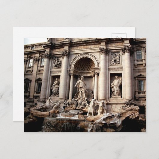 Trevi Fountain Rom Italien Reisen (Vorne/Hinten)