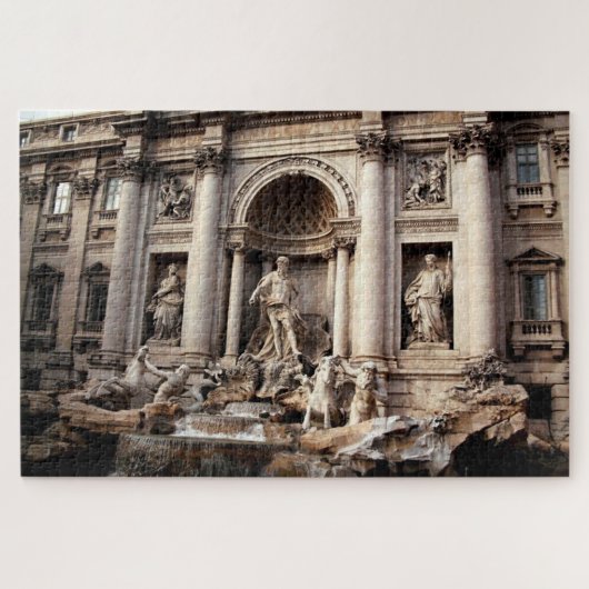 Trevi Fountain Rom Italien Reisen Puzzle (Horizontal)