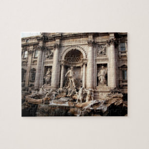 Trevi Fountain Rom Italien Reisen Puzzle