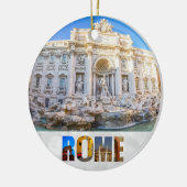 Trevi Fountain Rom Italien Weihnachten Keramik Ornament (Links)
