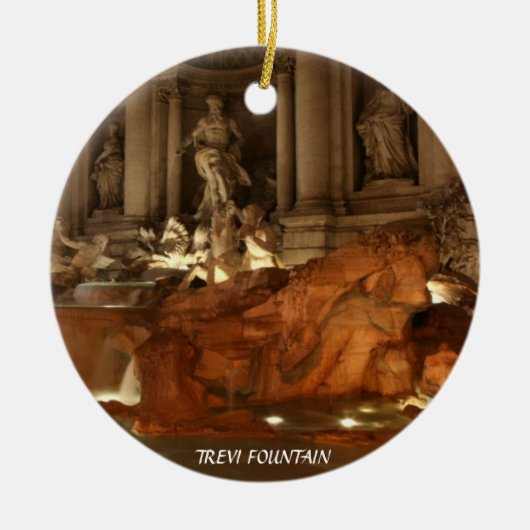 Trevi Fountain Rom Keramikornament (Vorne)