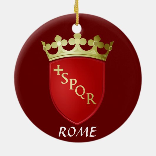 Trevi Fountain Rom Keramikornament (Hinten)