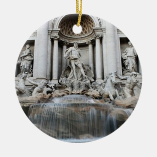 Trevi Fountain Rom Keramikornament (Vorne)