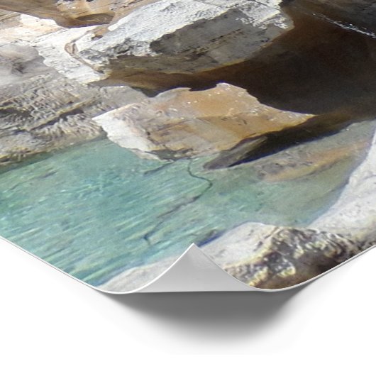 Trevi Fountain - Rom Poster (Ecke)