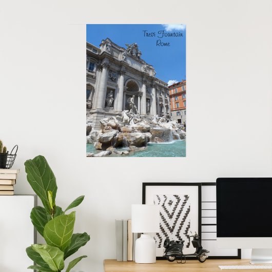 Trevi Fountain - Rom Poster (Heimbüro)
