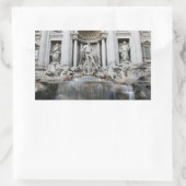 Trevi Fountain Rom Rechteckiger Aufkleber (Tasche)