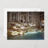 Trevi Fountain - Roma, Italienische Postkarte (Vorne/Hinten)
