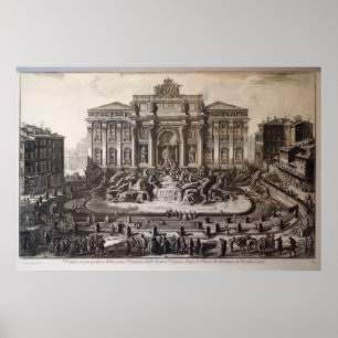 Trevi Fountain Rome – Giovanni Battista Piranesi Poster