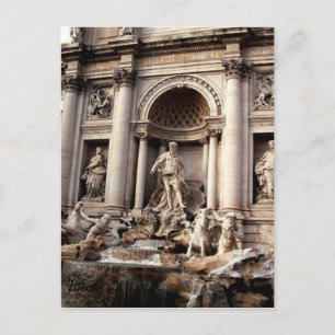 Trevi Fountain Rome Reise Fotografie Postkarte